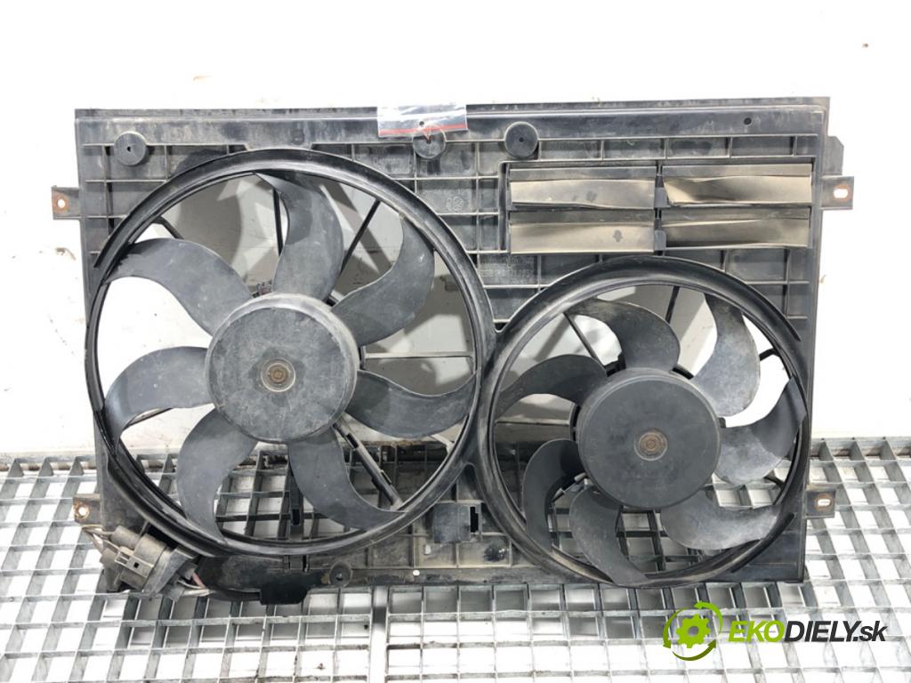 VW PASSAT B6 Variant (3C5) 2005 - 2011    2.0 TDI 103 kW [140 KM] olej napędowy 2005 - 2009  Ventilátor chladiča 1K0121207AA (Ventilátory)