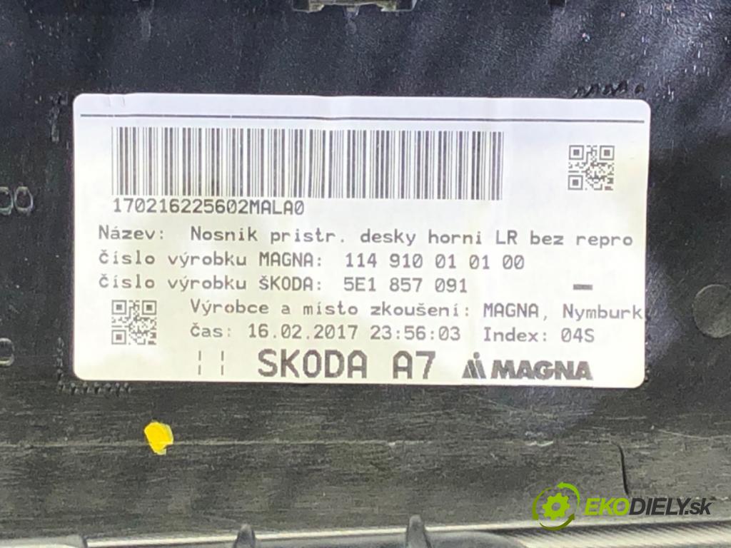 SKODA OCTAVIA III (5E3, NL3, NR3) 2012 - 2022    1.4 TSI 110 kW [150 KM] benzyna 2014 - 2020  Palubná doska silentbloku 565880201C 5G1880841C