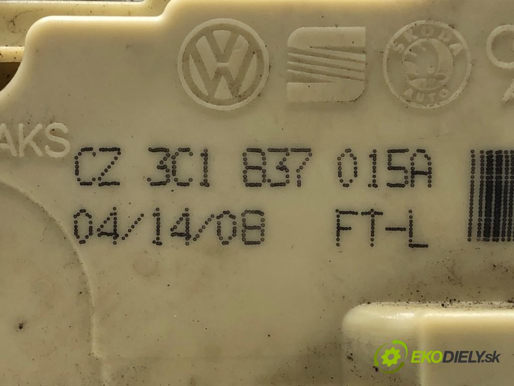 VW PASSAT B6 Variant (3C5) 2005 - 2011    2.0 TDI 103 kW [140 KM] olej napędowy 2005 - 2009  zámok dveře levý přední část 3C1837015A