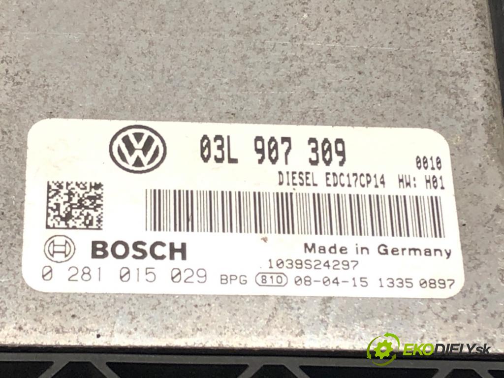 VW PASSAT B6 Variant (3C5) 2005 - 2011    2.0 TDI 103 kW [140 KM] olej napędowy 2005 - 2009  riadiaca jednotka Motor 03L907309 (Riadiace jednotky)