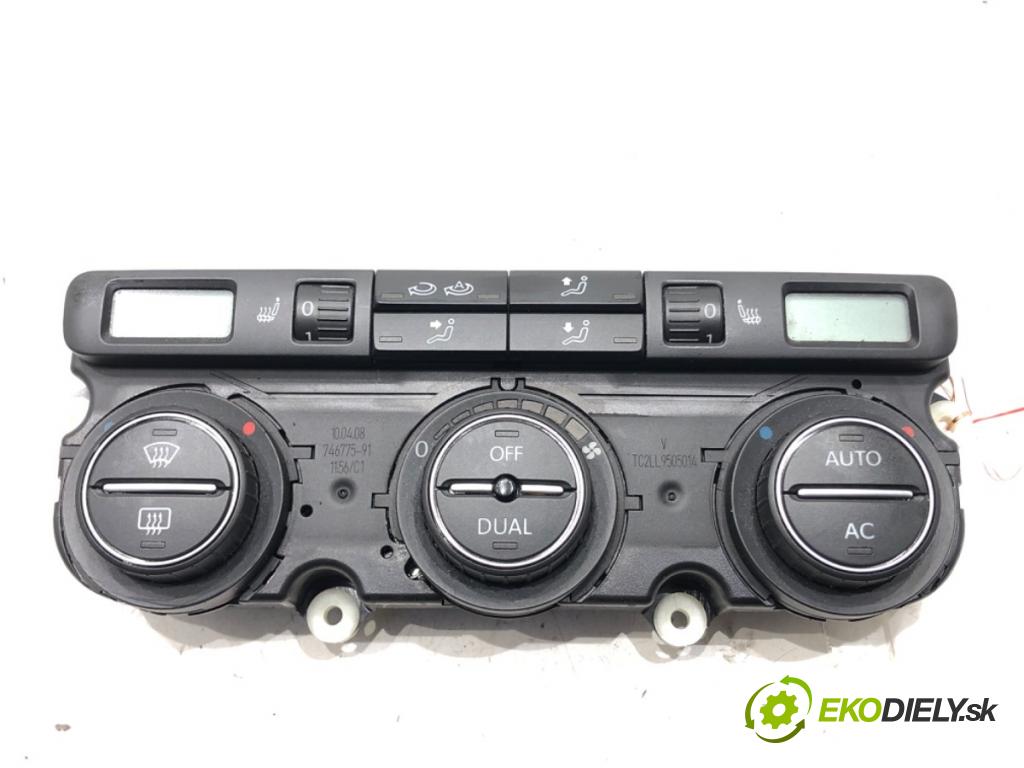 VW PASSAT B6 Variant (3C5) 2005 - 2011    2.0 TDI 103 kW [140 KM] olej napędowy 2005 - 2009  Panel ovládania kúrenia 3C0907044DA (Prepínače, spínače, tlačidlá a ovládače kúrenia)