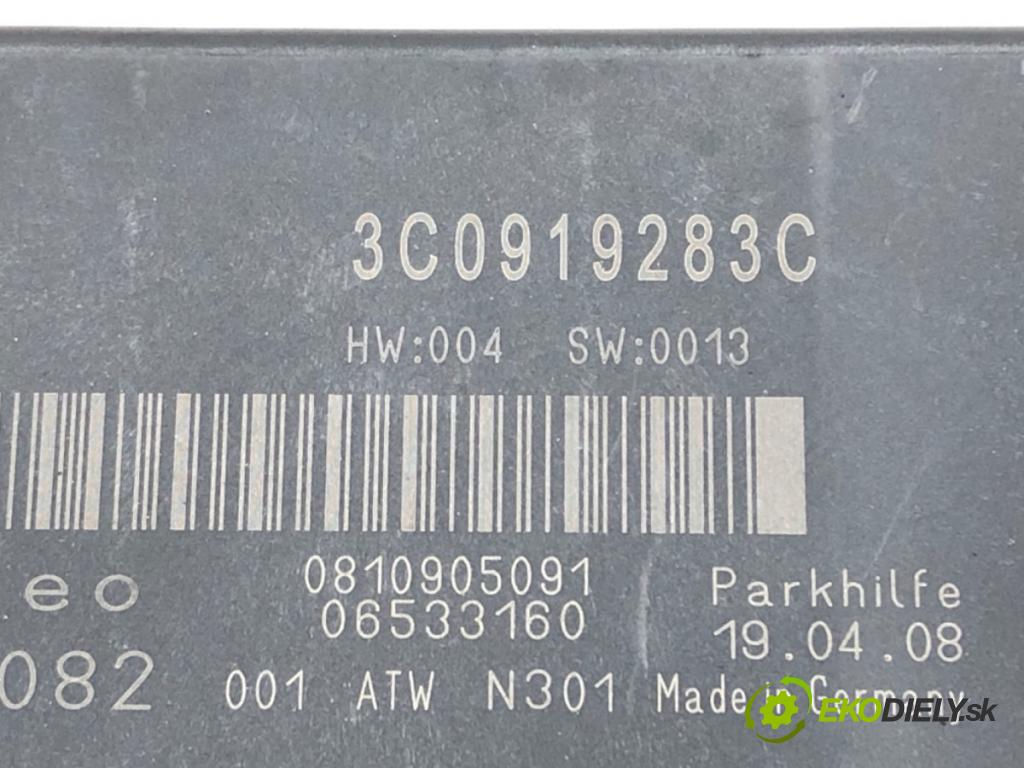 VW PASSAT B6 Variant (3C5) 2005 - 2011    2.0 TDI 103 kW [140 KM] olej napędowy 2005 - 2009  Modul PDC 3C0919283C (Ostatné)