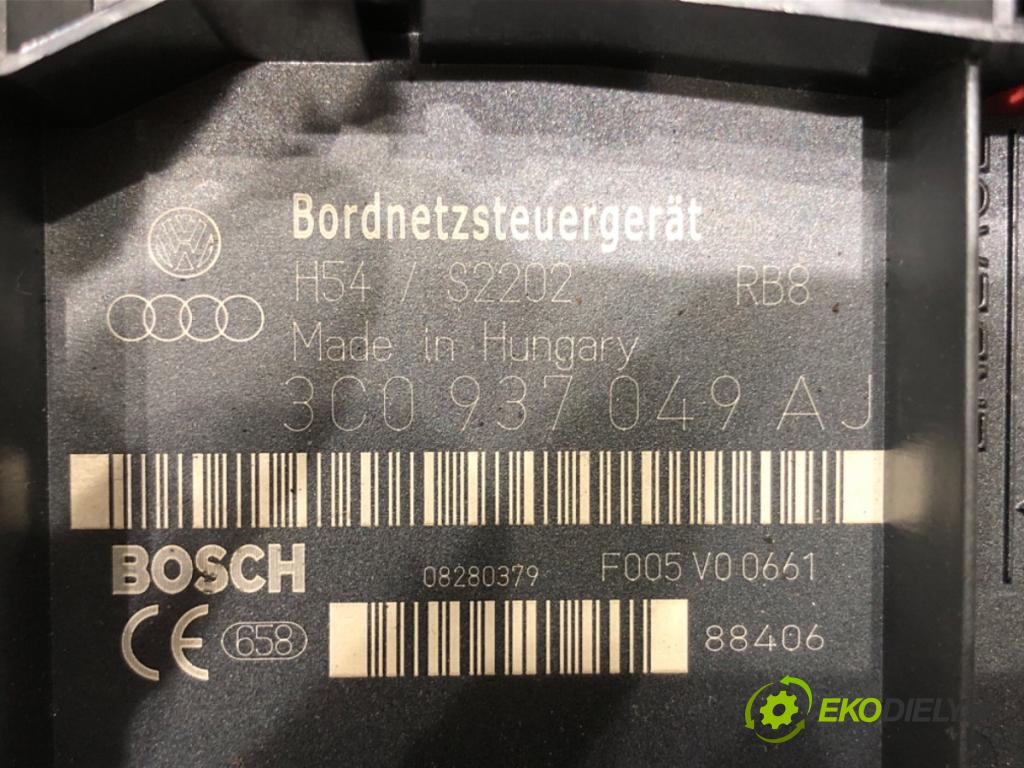 VW PASSAT B6 Variant (3C5) 2005 - 2011    2.0 TDI 103 kW [140 KM] olej napędowy 2005 - 2009  Modul BORDNETZ 3C0937049AJ (Ostatné)