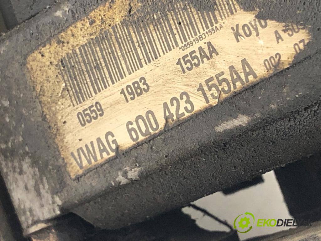 VW POLO (9N_, 9A_) 2001 - 2014    1.2 12V 47 kW [64 KM] benzyna 2001 - 2007  Pumpa servočerpadlo 6Q0423155AA (Servočerpadlá, pumpy riadenia)