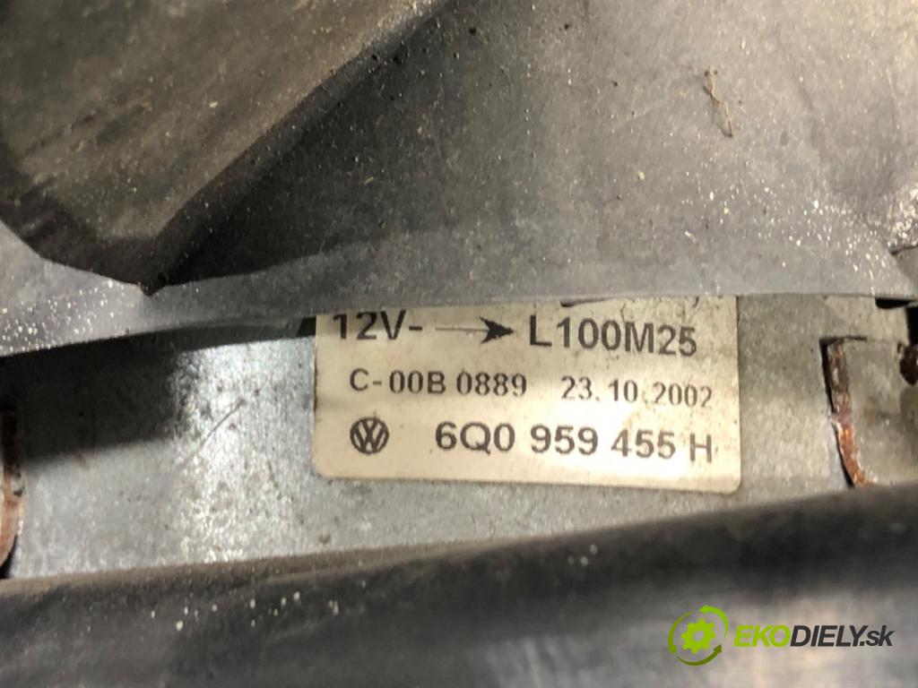 VW POLO (9N_, 9A_) 2001 - 2014    1.2 12V 47 kW [64 KM] benzyna 2001 - 2007  ventilátor chladiče 6Q0959455H (Ventilátory)