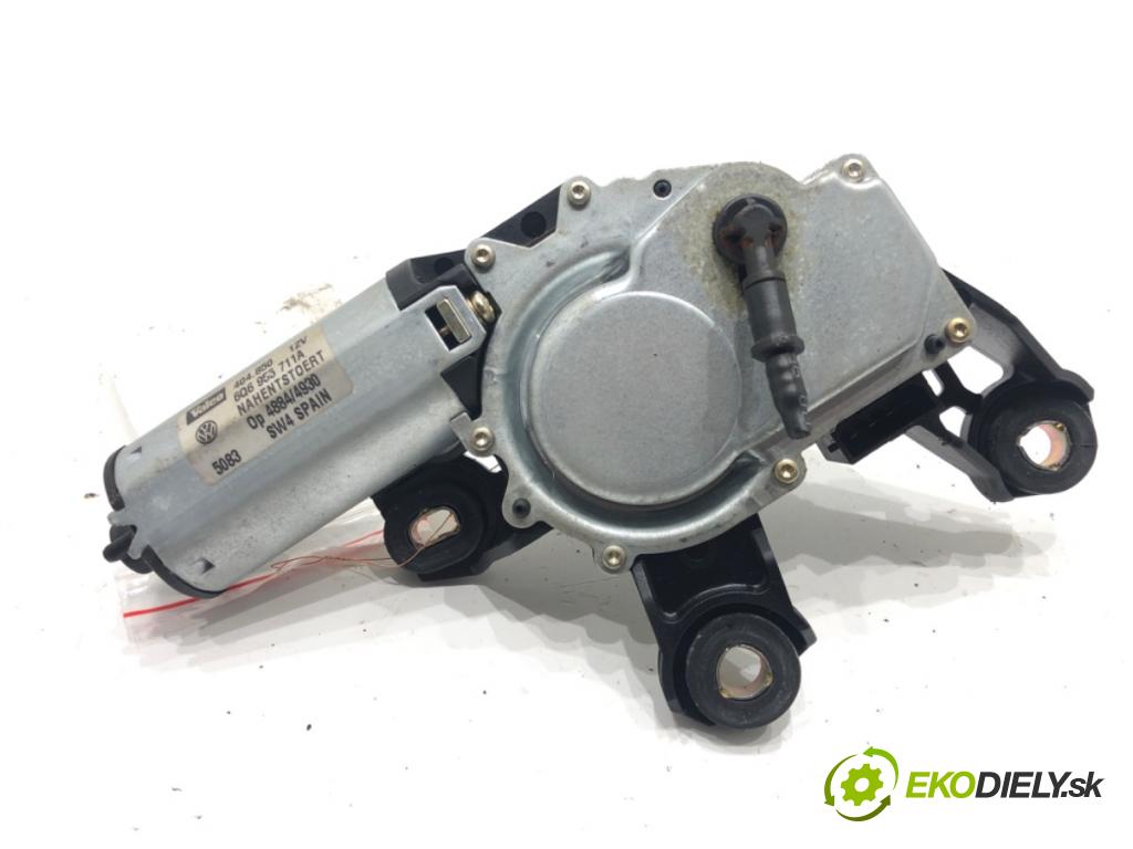 VW POLO (9N_, 9A_) 2001 - 2014    1.2 12V 47 kW [64 KM] benzyna 2001 - 2007  motor stěračů zadní část 6Q6955711A