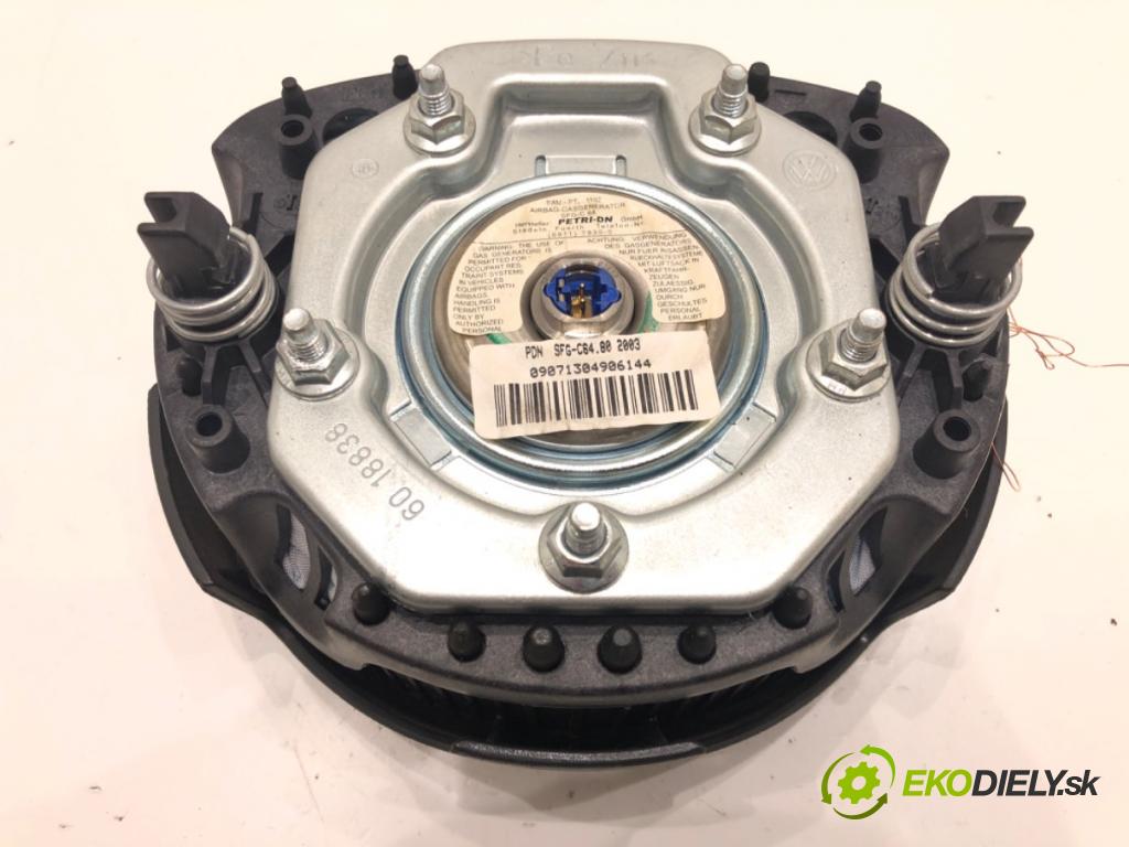 VW POLO (9N_, 9A_) 2001 - 2014    1.2 12V 47 kW [64 KM] benzyna 2001 - 2007  AirBag volantu 1T0880201A (Airbagy)