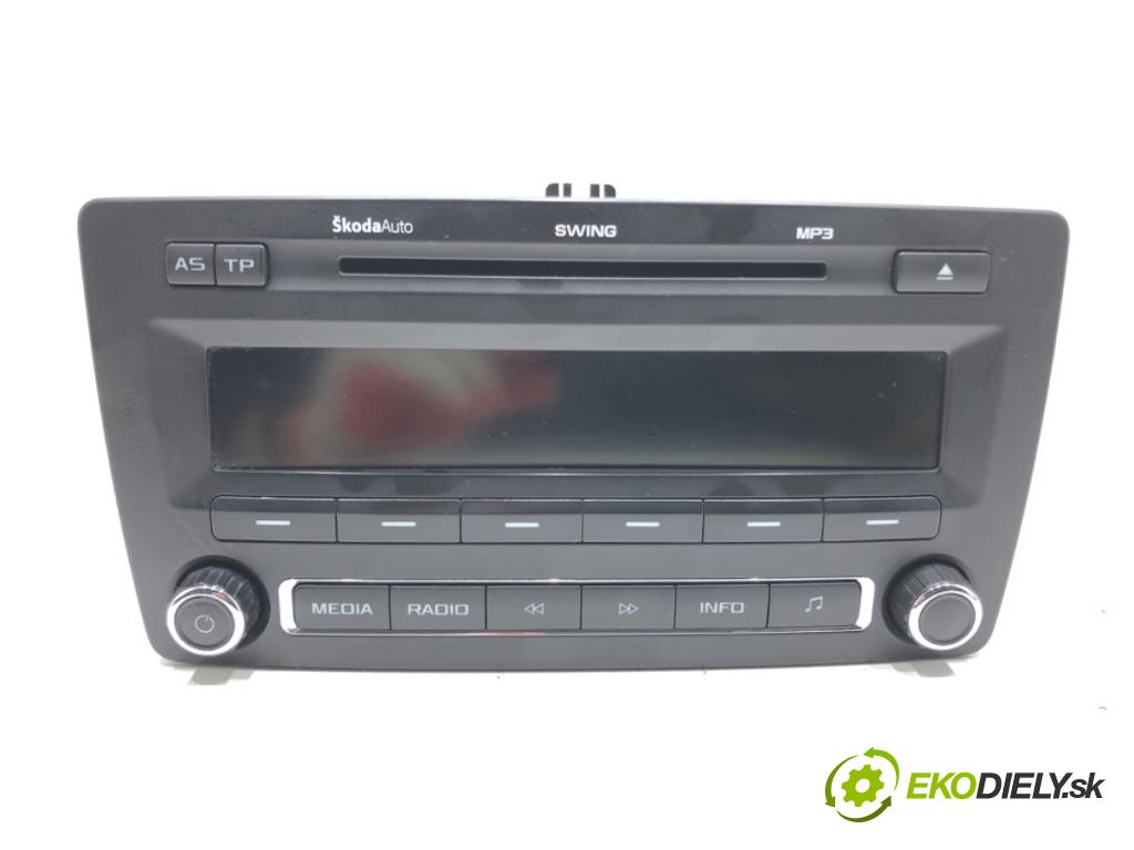 SKODA OCTAVIA II (1Z3) 2004 - 2013    1.9 TDI 77 kW [105 KM] olej napędowy 2004 - 2010  RADIO 1Z0035161F (Audio zariadenia)