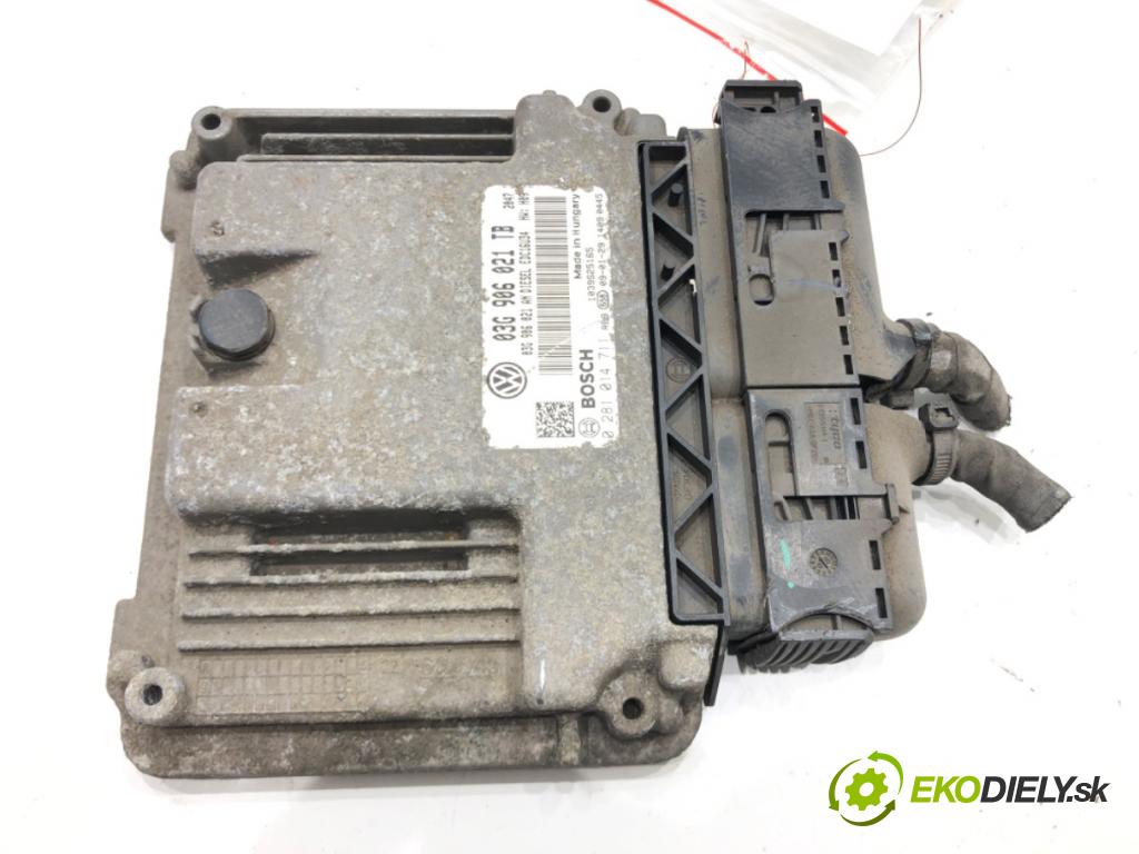 SKODA OCTAVIA II (1Z3) 2004 - 2013    1.9 TDI 77 kW [105 KM] olej napędowy 2004 - 2010  riadiaca jednotka Motor 03G906021TB (Riadiace jednotky)