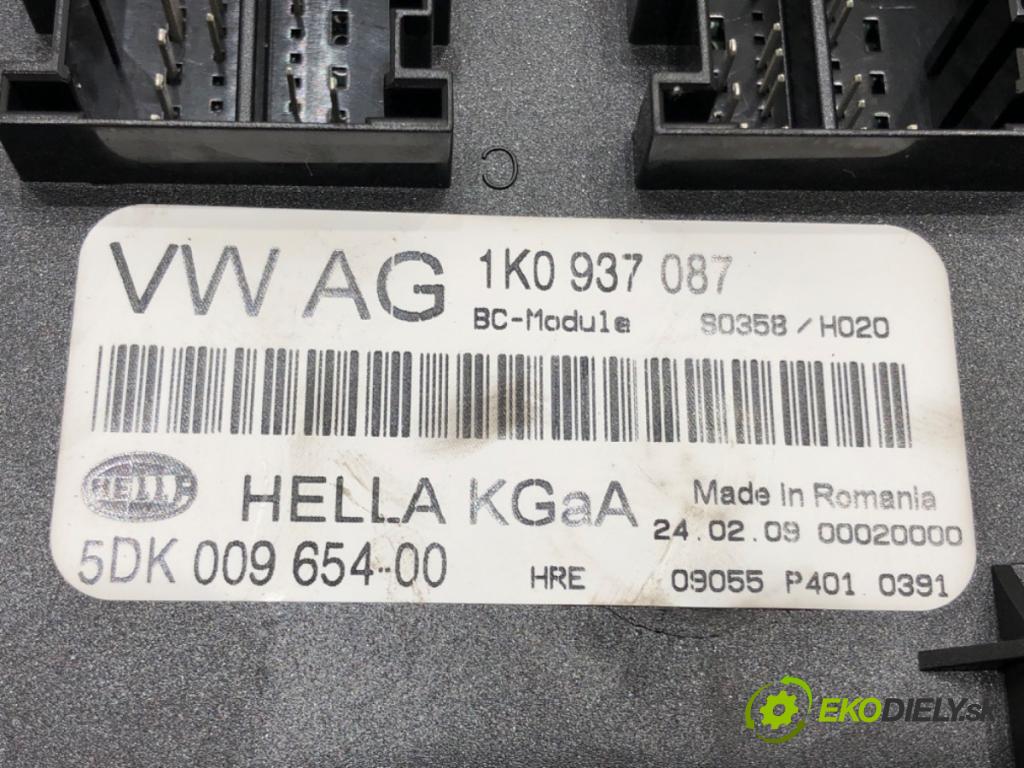 SKODA OCTAVIA II (1Z3) 2004 - 2013    1.9 TDI 77 kW [105 KM] olej napędowy 2004 - 2010  Modul BCM 1K0937087 (Ostatné)