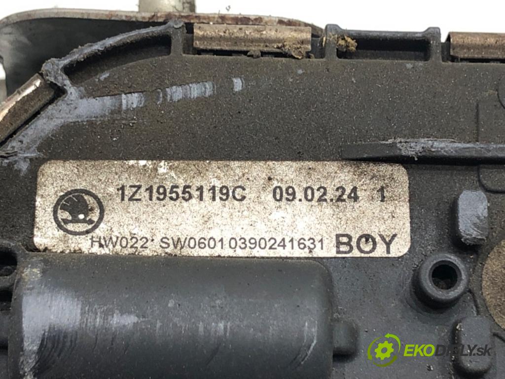 SKODA OCTAVIA II (1Z3) 2004 - 2013    1.9 TDI 77 kW [105 KM] olej napędowy 2004 - 2010  Mechanizmus stieračov predný 1Z1955023E (Motorčeky stieračov predné)