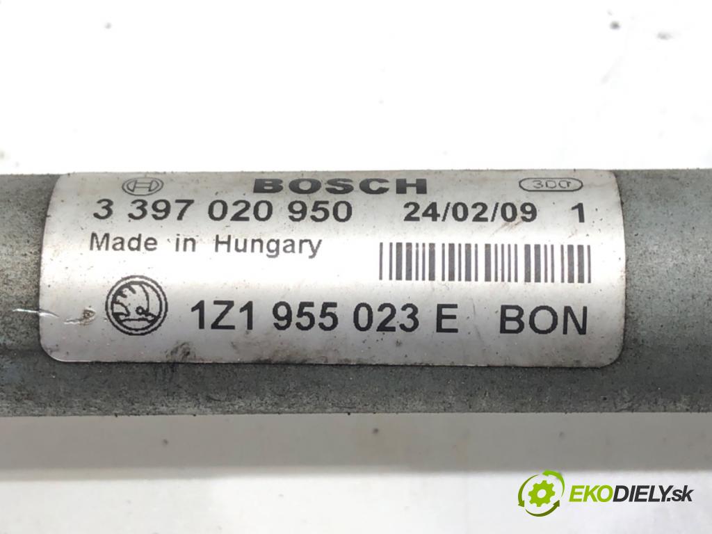 SKODA OCTAVIA II (1Z3) 2004 - 2013    1.9 TDI 77 kW [105 KM] olej napędowy 2004 - 2010  Mechanizmus stieračov predný 1Z1955023E (Motorčeky stieračov predné)