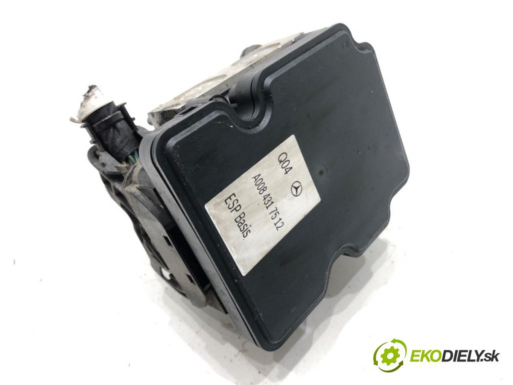 MERCEDES-BENZ KLASA A (W176) 2012 - 2018    A 180 CDI (176.000) 80 kW [109 KM] olej napędowy 2012 - 2014  Pumpa ABS A0084317512 (Pumpy ABS)