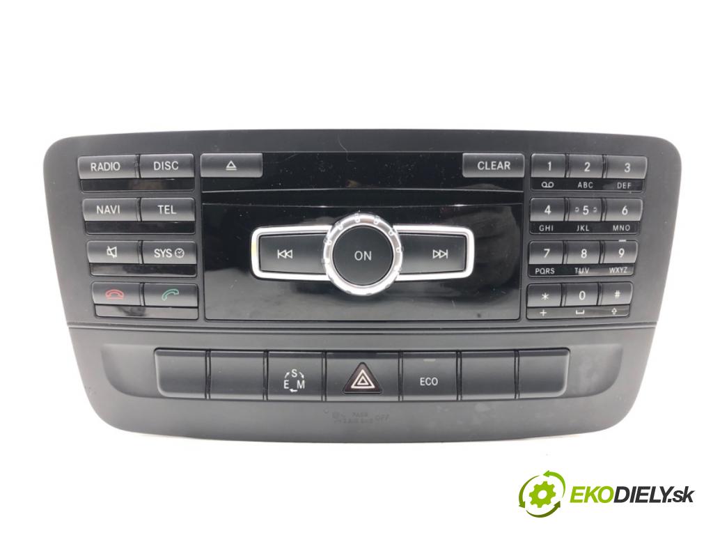 MERCEDES-BENZ KLASA A (W176) 2012 - 2018    A 180 CDI (176.000) 80 kW [109 KM] olej napędowy 2012 - 2014  RADIO A2469006710 (Audio zariadenia)