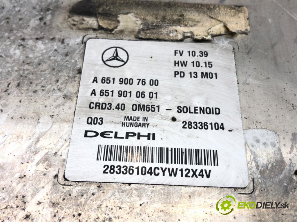 MERCEDES-BENZ KLASA A (W176) 2012 - 2018    A 180 CDI (176.000) 80 kW [109 KM] olej napędowy 2012 - 2014  riadiaca jednotka Motor 6519007600 (Riadiace jednotky)