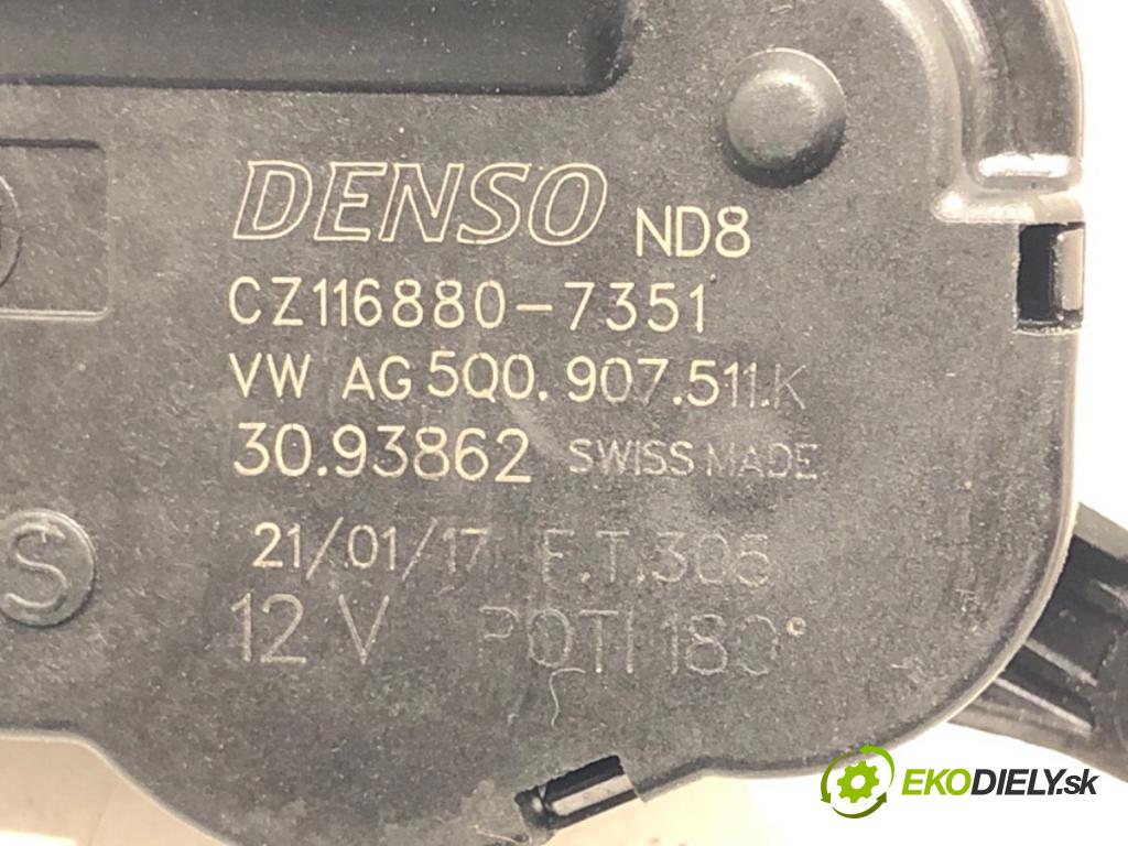 SKODA OCTAVIA III (5E3, NL3, NR3) 2012 - 2022    1.4 TSI 110 kW [150 KM] benzyna 2014 - 2020  Motorček kúrenia 5Q0907511K (Motorčeky kúrenia)