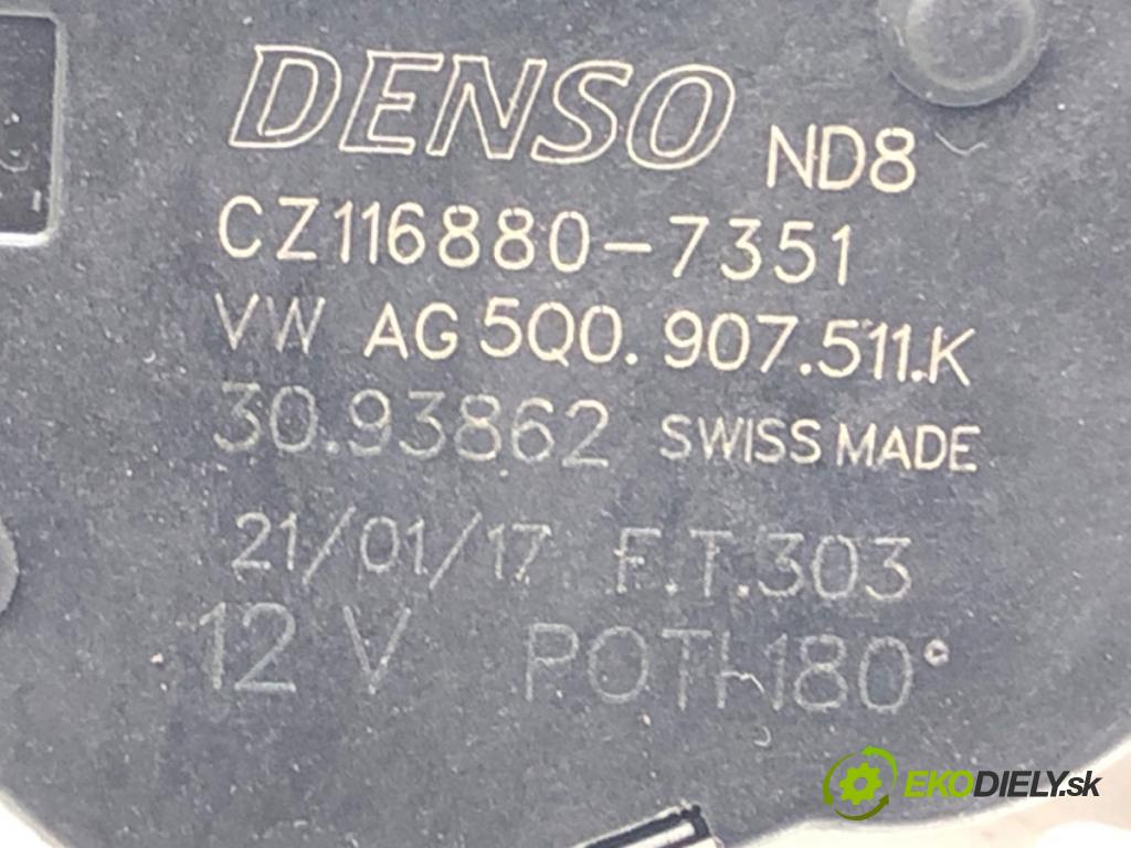 SKODA OCTAVIA III (5E3, NL3, NR3) 2012 - 2022    1.4 TSI 110 kW [150 KM] benzyna 2014 - 2020  Motorček kúrenia 5Q0907511K (Motorčeky kúrenia)