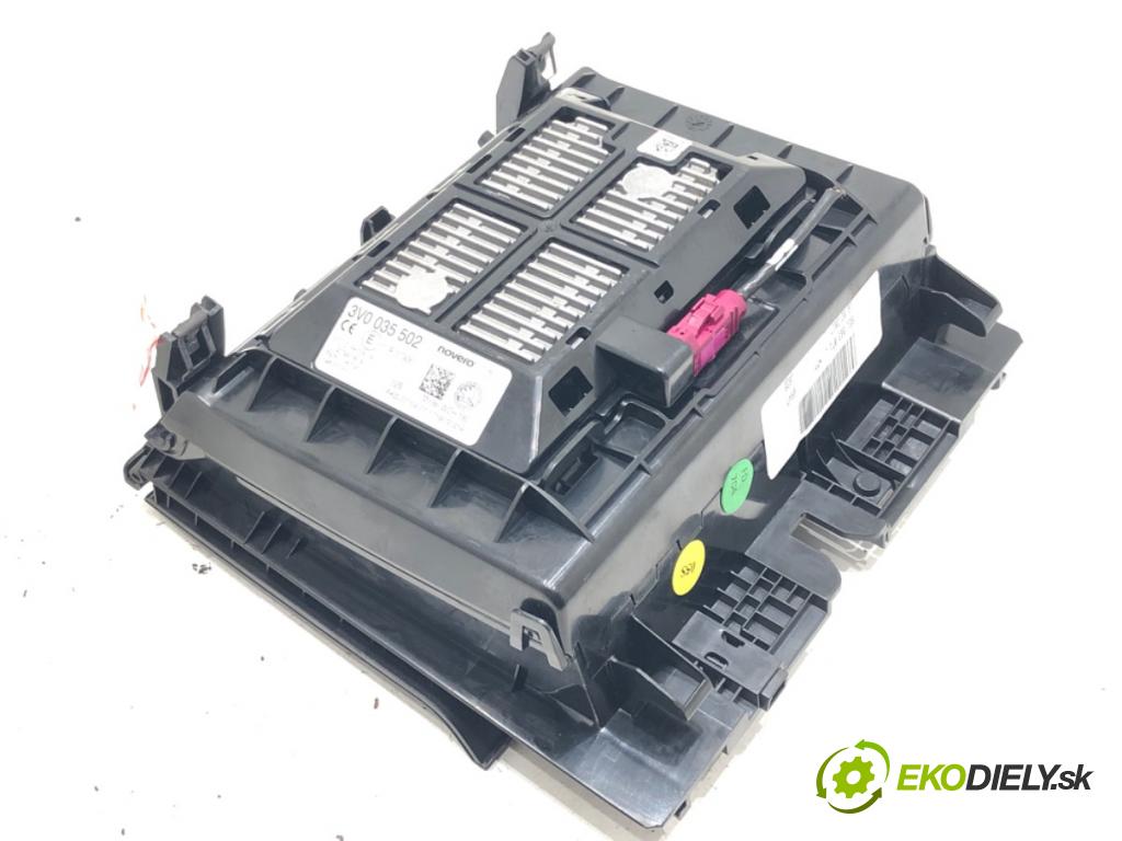 SKODA OCTAVIA III (5E3, NL3, NR3) 2012 - 2022    1.4 TSI 110 kW [150 KM] benzyna 2014 - 2020  NABÍJAČKA: INDUKCIA: Priehradka, kastlík 5E1863071J