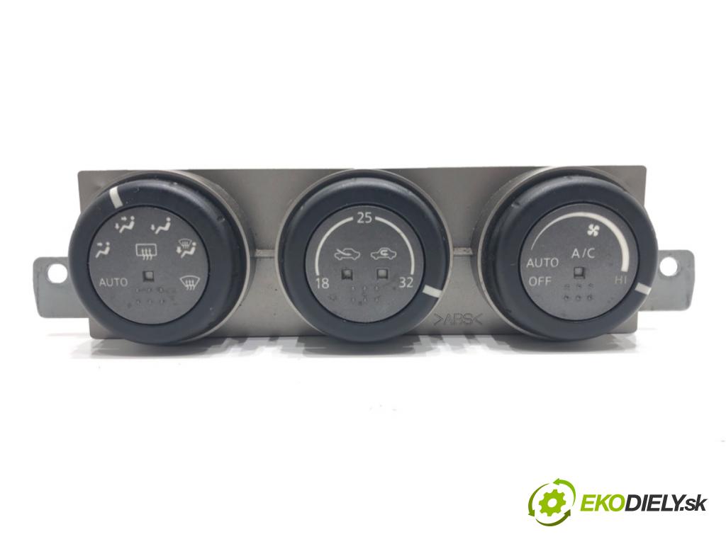 NISSAN X-TRAIL I (T30) 2001 - 2013    2.2 dCi 100 kW [136 KM] olej napędowy 2003 - 2013  Panel ovládania kúrenia 27500-EQ410 (Prepínače, spínače, tlačidlá a ovládače kúrenia)