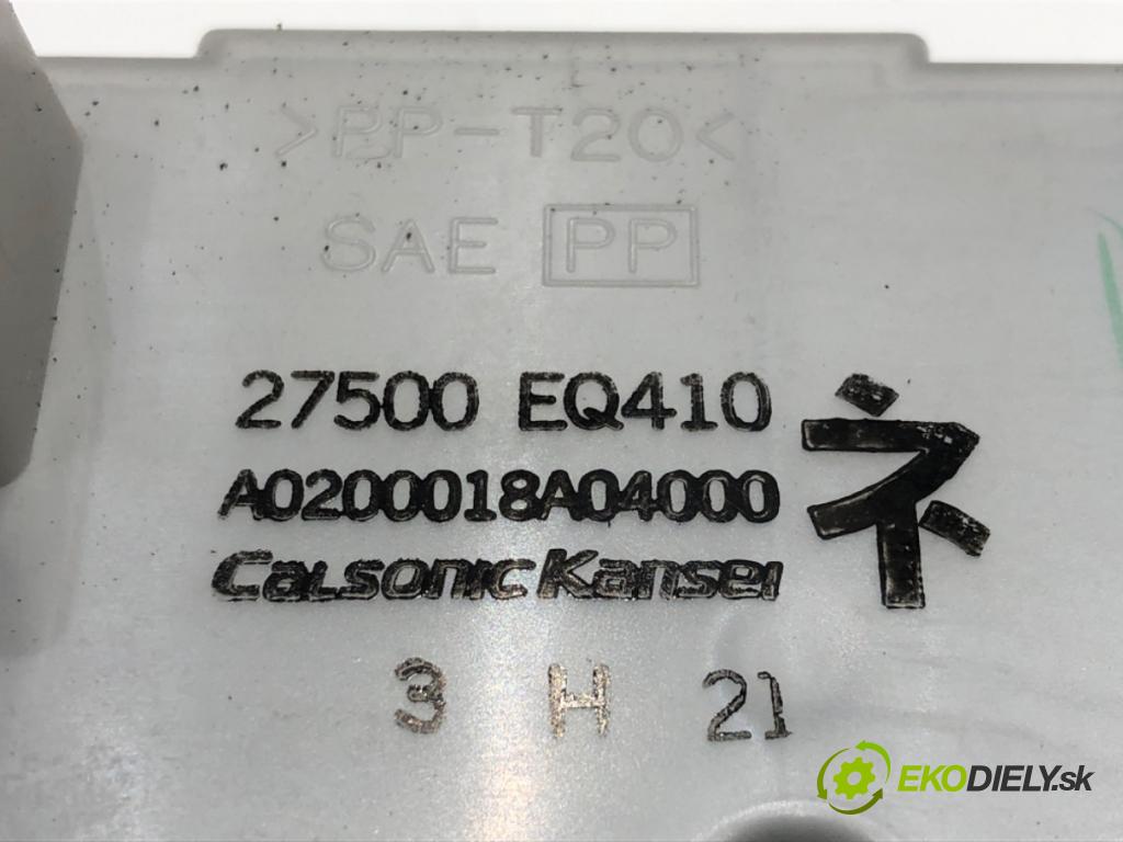 NISSAN X-TRAIL I (T30) 2001 - 2013    2.2 dCi 100 kW [136 KM] olej napędowy 2003 - 2013  Panel ovládania kúrenia 27500-EQ410 (Prepínače, spínače, tlačidlá a ovládače kúrenia)