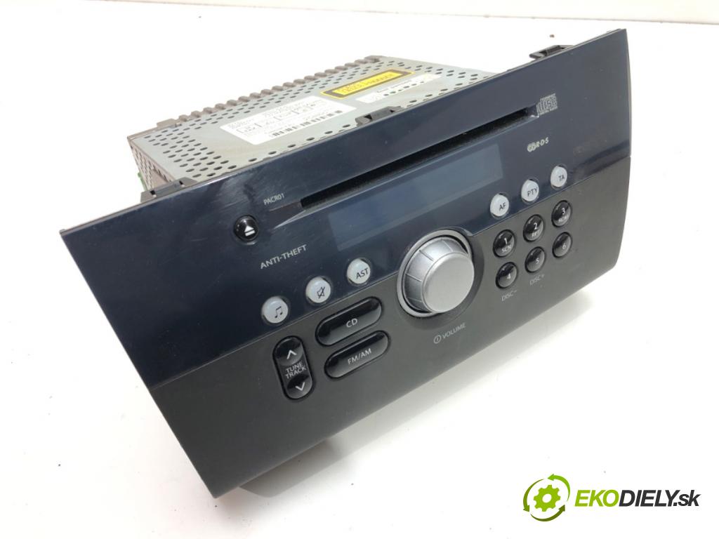 SUZUKI SWIFT III (MZ, EZ) 2005 - 2022    1.3 DDiS (RS 413D) 51 kW [69 KM] olej napędowy 2005 - 2022  RADIO 39101-62J0 (Audio zariadenia)