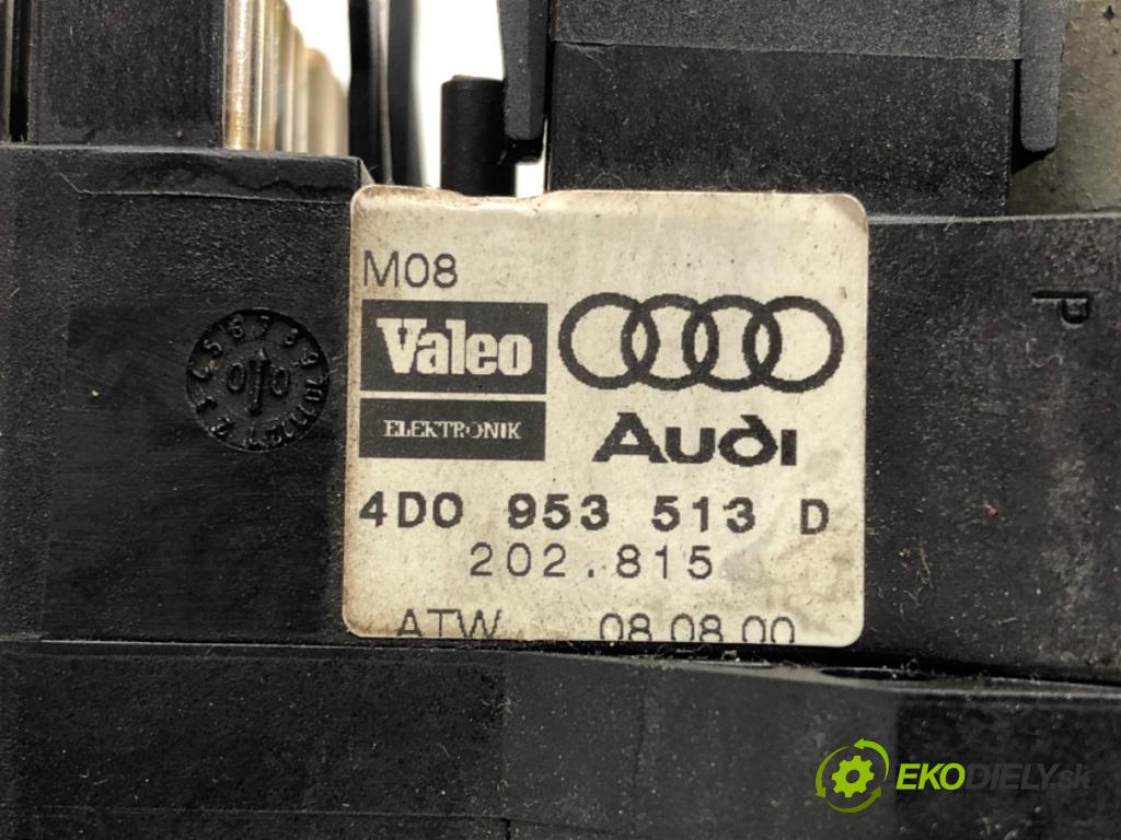 AUDI A4 B5 Avant (8D5) 1994 - 2002    1.9 TDI 85 kW [115 KM] olej napędowy 2000 - 2001  Prepínač kombinovaný 4D0953513D (Prepínače, spínače, tlačidlá a ovládače kúrenia)