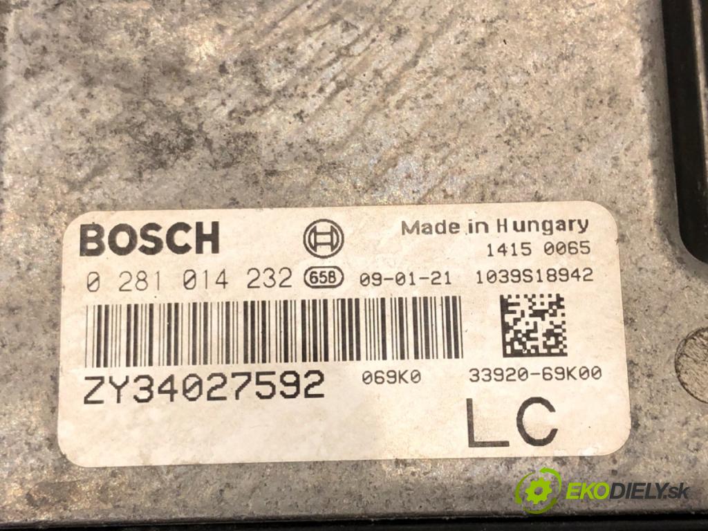SUZUKI SX4 (EY, GY) 2006 - 2022    1.6 DDIS (RW 416D) 66 kW [90 KM] olej napędowy 2007 - 2022  riadiaca jednotka Motor 0281014232 (Riadiace jednotky)