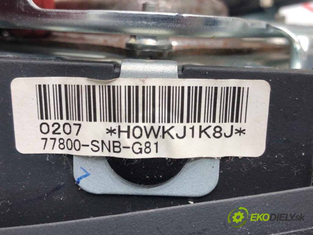 HONDA CIVIC VIII sedan (FD, FA) 2005 - 2022    1.8 (FD1, FD7) 103 kW [140 KM] benzyna 2005 - 2012  AirBag volantu 77800-SNB-G81 (Airbagy)