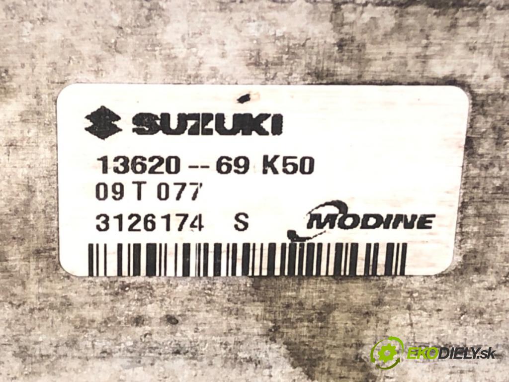 SUZUKI SX4 (EY, GY) 2006 - 2022    1.6 DDIS (RW 416D) 66 kW [90 KM] olej napędowy 2007 - 2022  intercooler 1362069K50 (Chladiče nasávaného vzduchu (intercoolery))