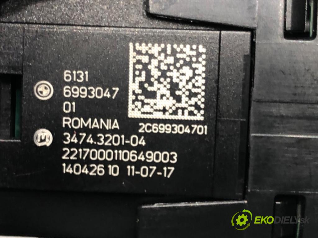 BMW 5 (G30, F90) 2016 - 2022    540 i xDrive 250 kW [340 KM] benzyna 2016 - 2020  Spínač svetiel výstražných (núdzových) 6993047 (Prepínače, spínače, tlačidlá a ovládače kúrenia)