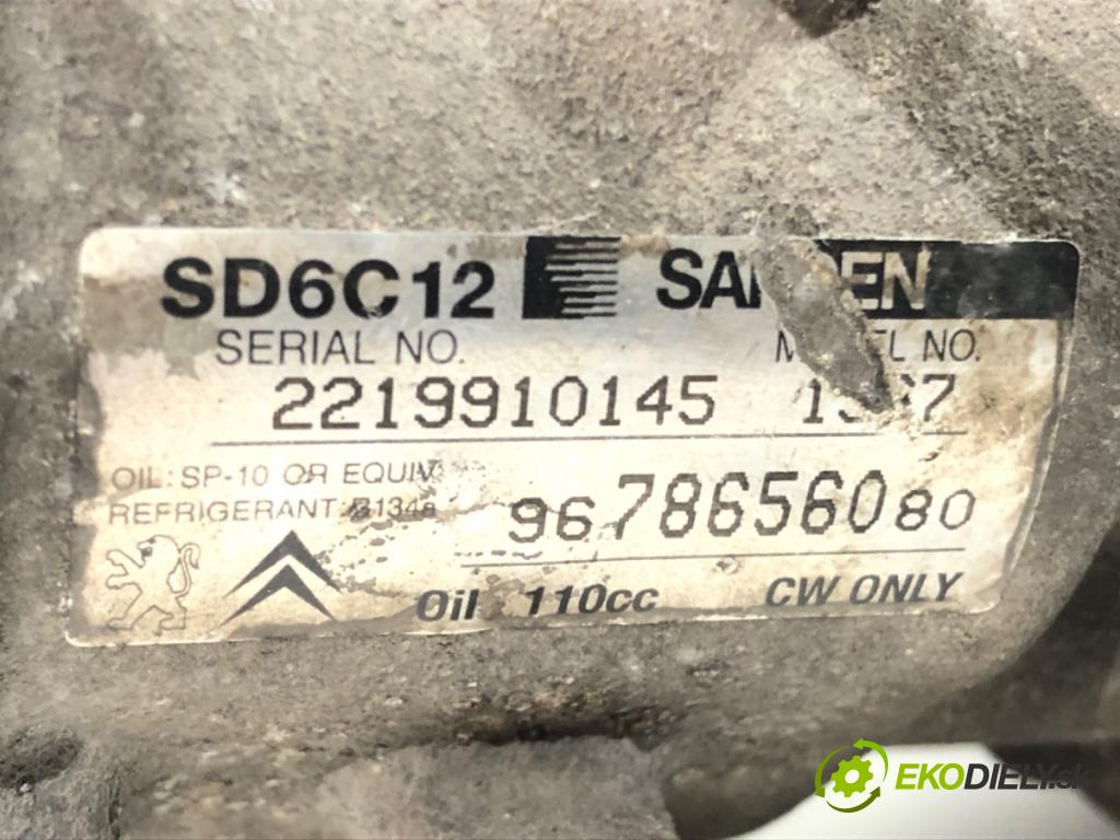 PEUGEOT 508 I (8D_) 2010 - 2018    1.6 HDi 82 kW [112 KM] olej napędowy 2010 - 2018  kompresor klimatizace 9678656080 (Kompresory)