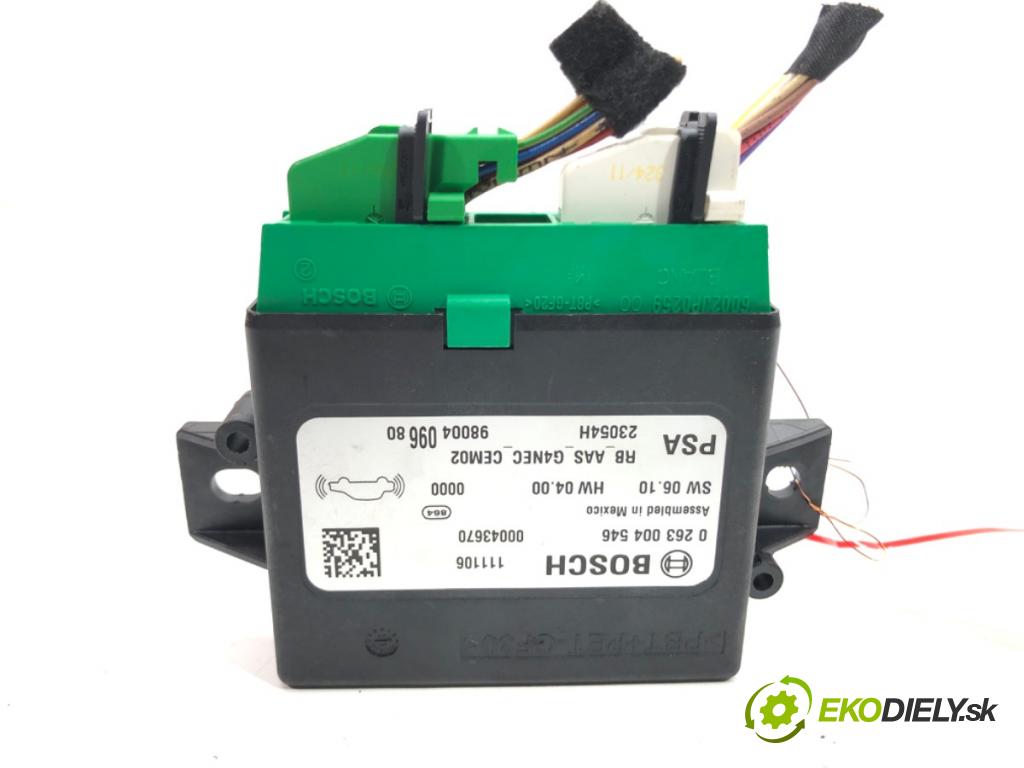 PEUGEOT 508 I (8D_) 2010 - 2018    1.6 HDi 82 kW [112 KM] olej napędowy 2010 - 2018  Modul PDC 9800409680 (Ostatné)