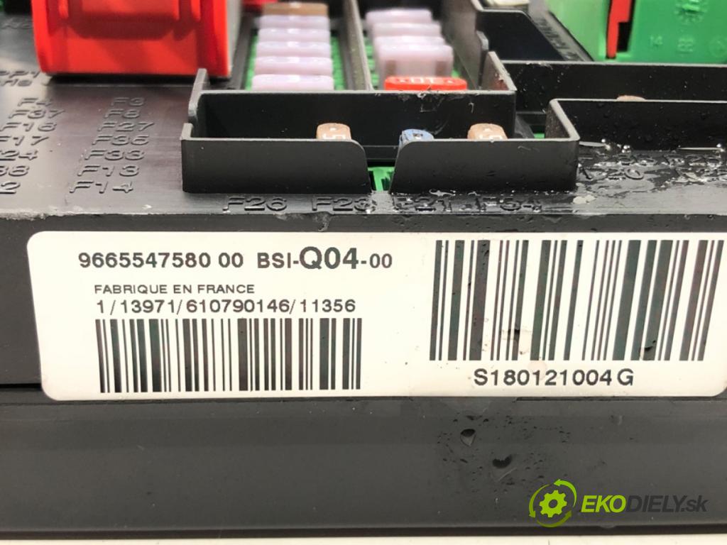PEUGEOT 508 I (8D_) 2010 - 2018    1.6 HDi 82 kW [112 KM] olej napędowy 2010 - 2018  modul BSI 9665547580 (Pojistkové skříňky)