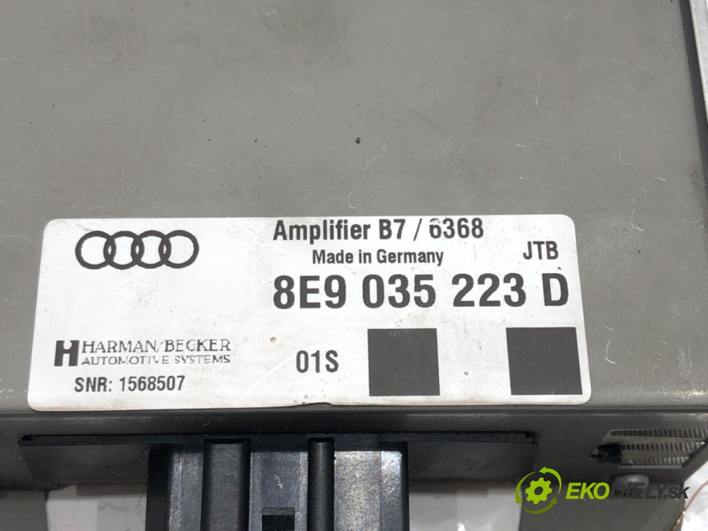 AUDI A4 B7 Avant (8ED) 2004 - 2008    2.0 TDI 103 kW [140 KM] olej napędowy 2004 - 2008  Zosilňovač 8E9035223D (Zosilňovače)