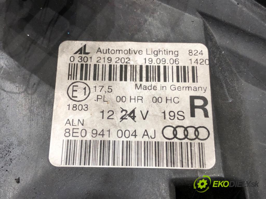 AUDI A4 B7 Avant (8ED) 2004 - 2008    2.0 TDI 103 kW [140 KM] olej napędowy 2004 - 2008  Svetlomet pravy predný 8E0941004AJ