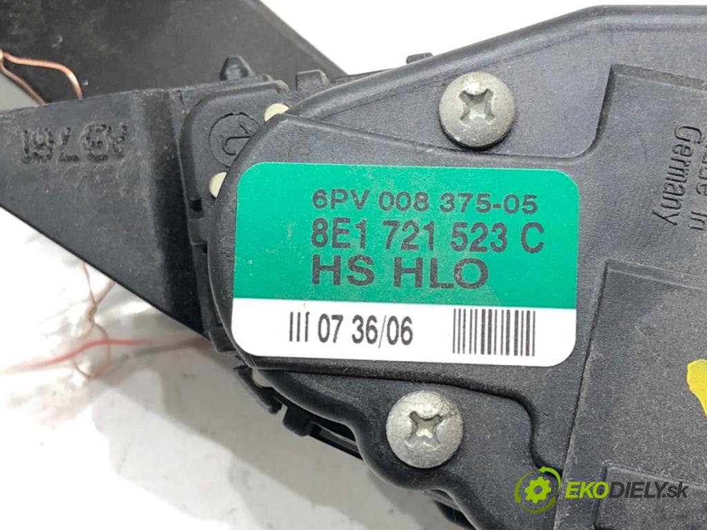 AUDI A4 B7 Avant (8ED) 2004 - 2008    2.0 TDI 103 kW [140 KM] olej napędowy 2004 - 2008  Potenciometer plynu 8E1721523C (Pedále)