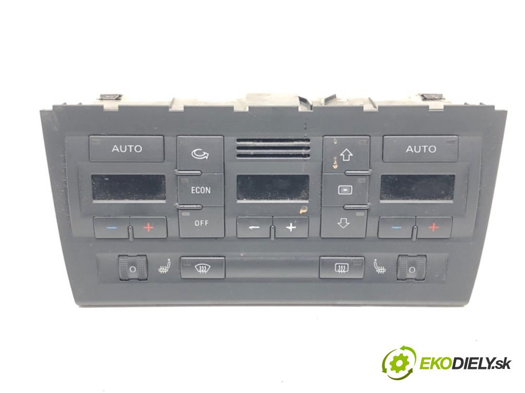 AUDI A4 B7 Avant (8ED) 2004 - 2008    2.0 TDI 103 kW [140 KM] olej napędowy 2004 - 2008  Panel ovládania kúrenia 8E0820043BM (Prepínače, spínače, tlačidlá a ovládače kúrenia)
