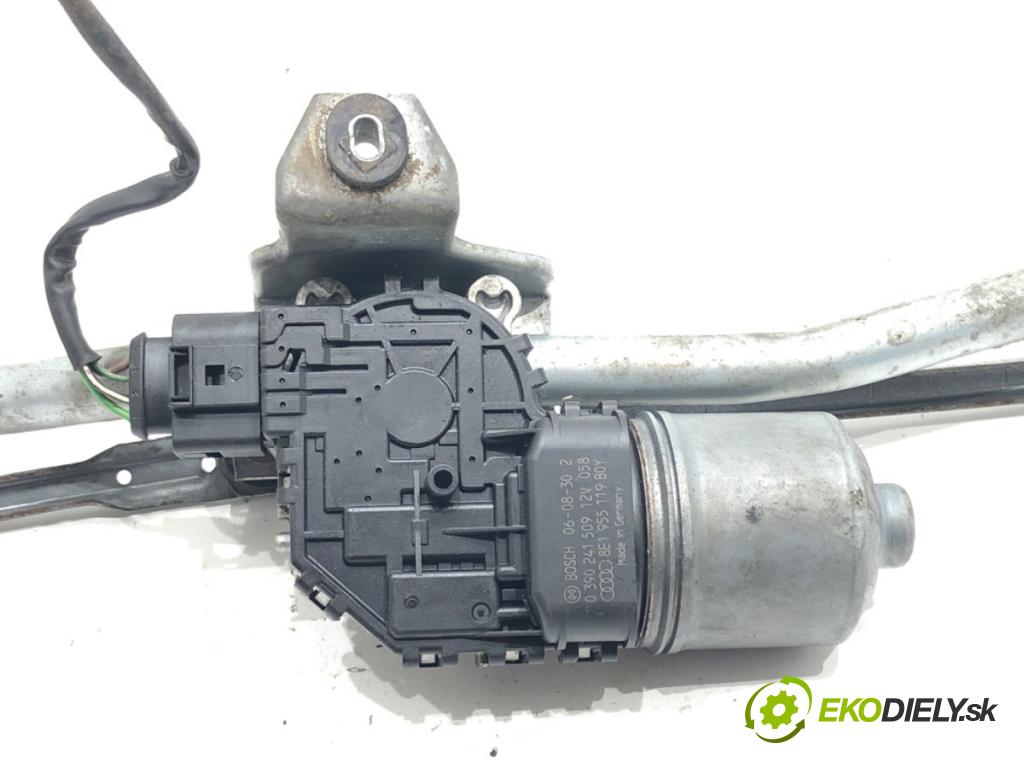 AUDI A4 B7 Avant (8ED) 2004 - 2008    2.0 TDI 103 kW [140 KM] olej napędowy 2004 - 2008  Mechanizmus stieračov predný 8E1955023E (Motorčeky stieračov predné)