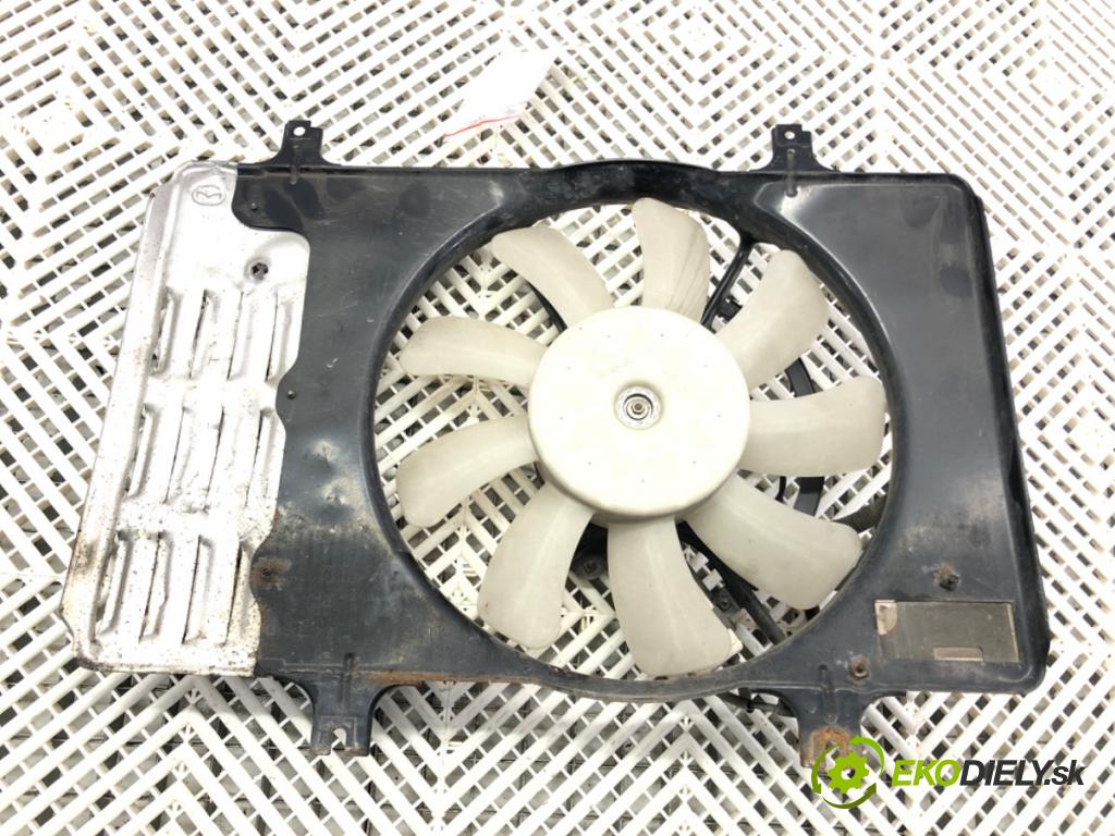 MAZDA 2 (DE_, DH_) 2007 - 2015    1.4 MZR-CD 50 kW [68 KM] olej napędowy 2008 - 2015  Ventilátor chladiča 168000-5200 (Ventilátory)