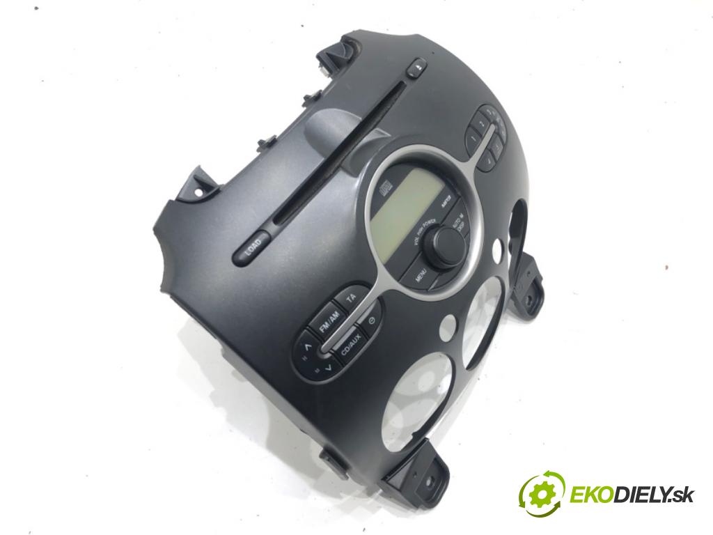 MAZDA 2 (DE_, DH_) 2007 - 2015    1.4 MZR-CD 50 kW [68 KM] olej napędowy 2008 - 2015  RADIO 14797726 (Audio zariadenia)