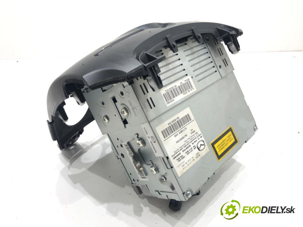 MAZDA 2 (DE_, DH_) 2007 - 2015    1.4 MZR-CD 50 kW [68 KM] olej napędowy 2008 - 2015  RADIO 14797726 (Audio zariadenia)