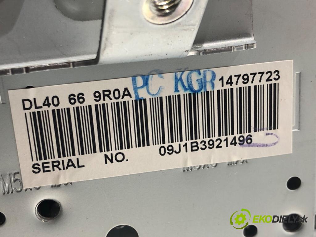 MAZDA 2 (DE_, DH_) 2007 - 2015    1.4 MZR-CD 50 kW [68 KM] olej napędowy 2008 - 2015  RADIO 14797726 (Audio zariadenia)