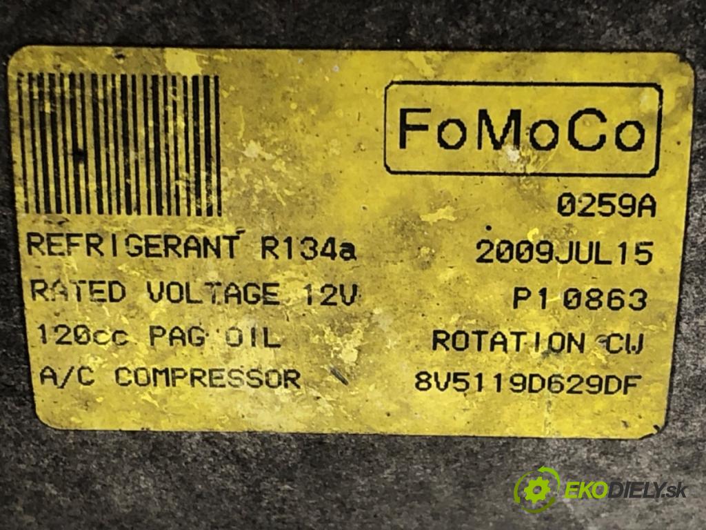MAZDA 2 (DE_, DH_) 2007 - 2015    1.4 MZR-CD 50 kW [68 KM] olej napędowy 2008 - 2015  kompresor klimatizace 8V5119D629DF (Kompresory)