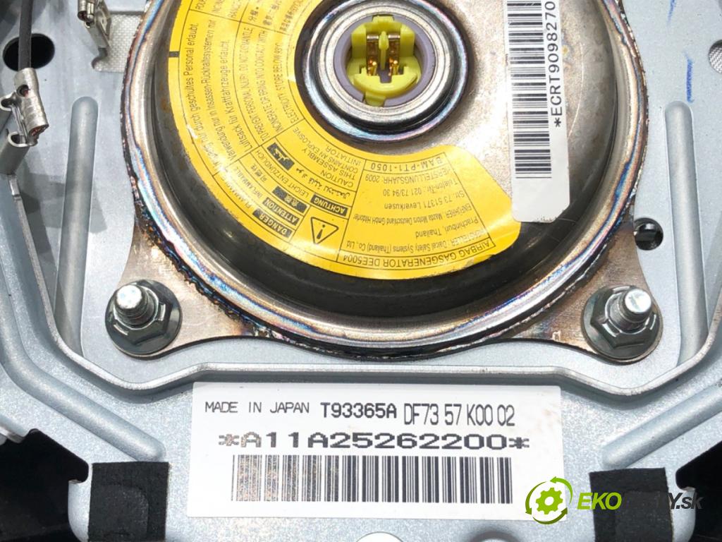 MAZDA 2 (DE_, DH_) 2007 - 2015    1.4 MZR-CD 50 kW [68 KM] olej napędowy 2008 - 2015  AirBag volantu  (Airbagy)