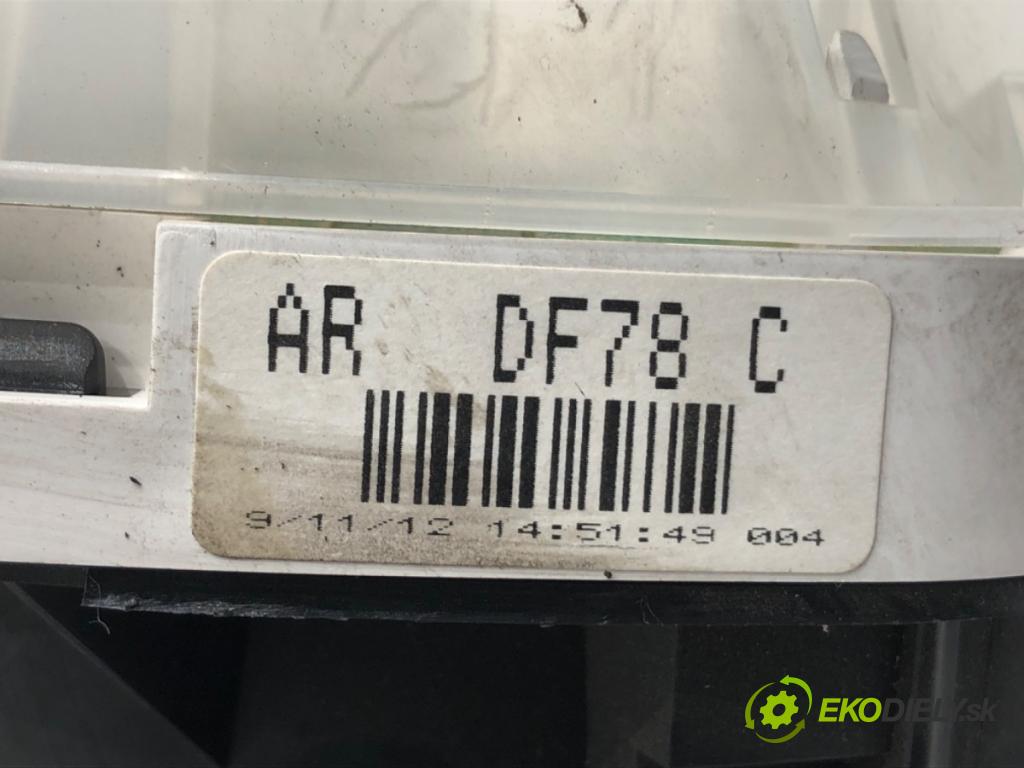 MAZDA 2 (DE_, DH_) 2007 - 2015    1.4 MZR-CD 50 kW [68 KM] olej napędowy 2008 - 2015  Prístrojovka ARDF78C (Prístrojové dosky, displeje)