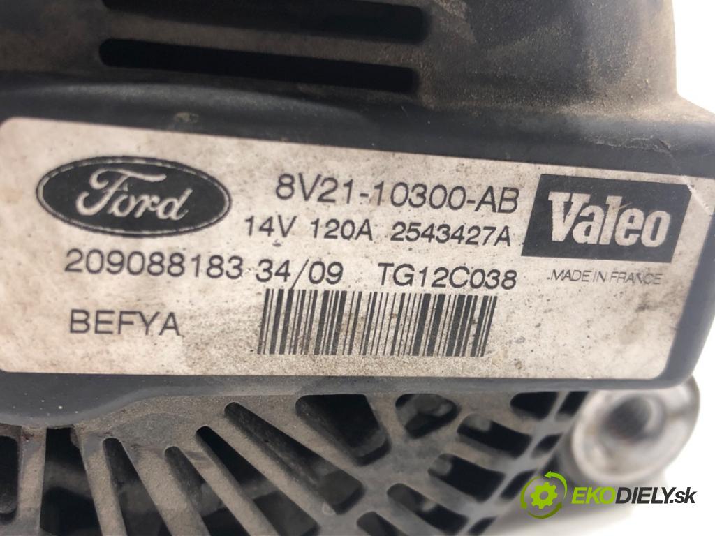 MAZDA 2 (DE_, DH_) 2007 - 2015    1.4 MZR-CD 50 kW [68 KM] olej napędowy 2008 - 2015  Alternátor 8V21-10300-AB (Alternátory)