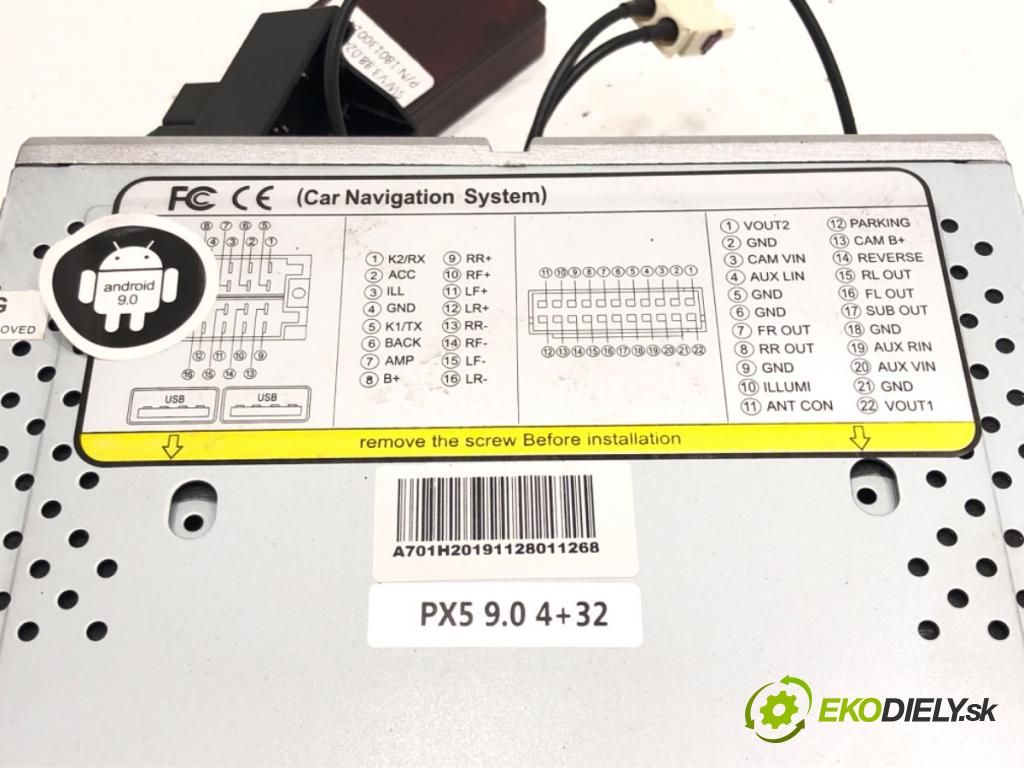 VW PASSAT B6 Variant (3C5) 2005 - 2011    2.0 TDI 103 kW [140 KM] olej napędowy 2005 - 2009  RADIO PX5 9.0 (Audio zariadenia)