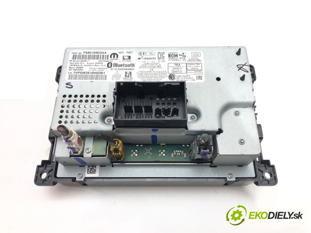 JEEP COMPASS (MP, M6) 2016 - 2022    2.4 MultiAir 4x4 129 kW [175 KM] benzyna 2017 - 2022  RADIO P68516953AA (Audio zariadenia)