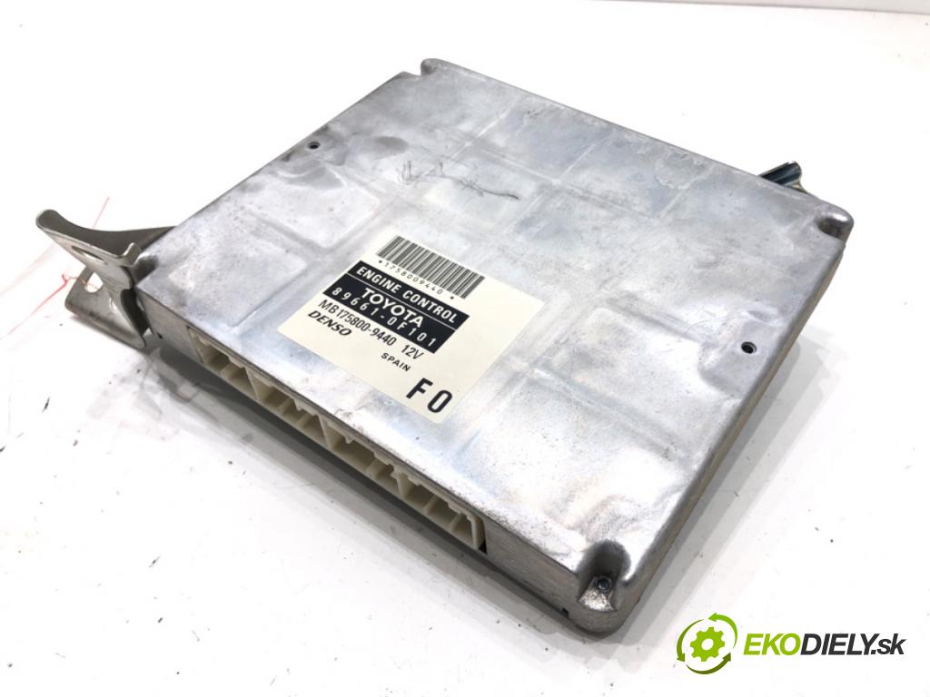 TOYOTA COROLLA Verso (ZER_, ZZE12_, R1_) 2004 - 2009    2.2 D-4D (AUR10_) 100 kW [136 KM] olej napędowy 2005 - 2009  riadiaca jednotka Motor 89661-0F101 (Riadiace jednotky)