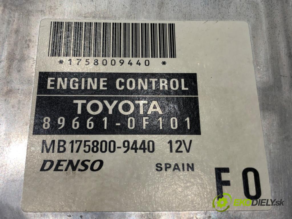 TOYOTA COROLLA Verso (ZER_, ZZE12_, R1_) 2004 - 2009    2.2 D-4D (AUR10_) 100 kW [136 KM] olej napędowy 2005 - 2009  riadiaca jednotka Motor 89661-0F101 (Riadiace jednotky)